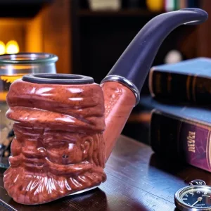 Zeloravion Churchwarden Pipe Bent Stem Style 5.75 Inch Length